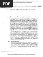 Distance and Attitude Grammar in Context