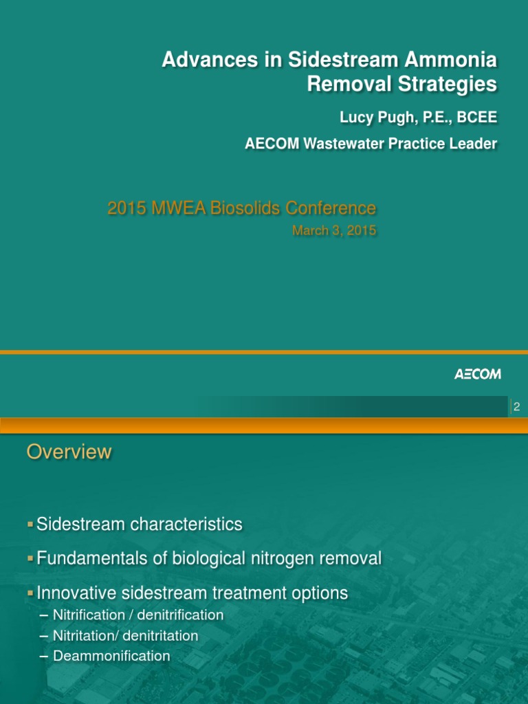 Advances in Sidestream Ammonia Removal Strategies | PDF | Sewage ...