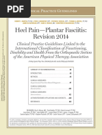 Heel Pain-Plantar Fasciitis: Revision 2014