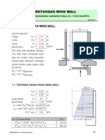 Hitungan Wingwall Wanagama PDF