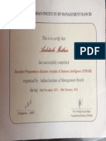 Iimr Certificate