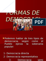 Formas de Democracia