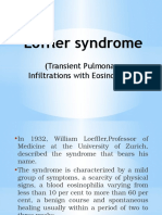 Löffler Syndrome: (Transient Pulmonary