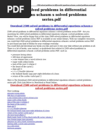 Download 2500 Solved Problems in Differential Equations Schaum s Solved Problems Series by Moftah Eddeif SN327331747 doc pdf