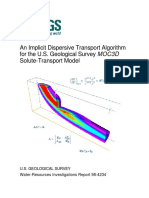 An Implicit Dispersive Transport Algorithm For The U.S. Geological Survey Solute-Transport Model