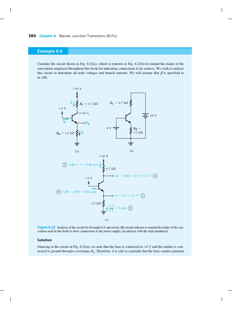 Transistor Examples Pdf Pdf Bipolar Junction Transistor Transistor