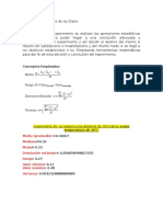 6. Analisis Estadistico de Los Datos