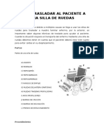 Como Trasladar Al Paciente A Una Silla de Ruedas