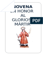 Novena en Honor A San Lorenzo