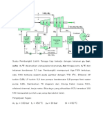 Suatu Pembangkit Listrik Tenaga Uap Bekerja Dengan Tekanan p1 Bar