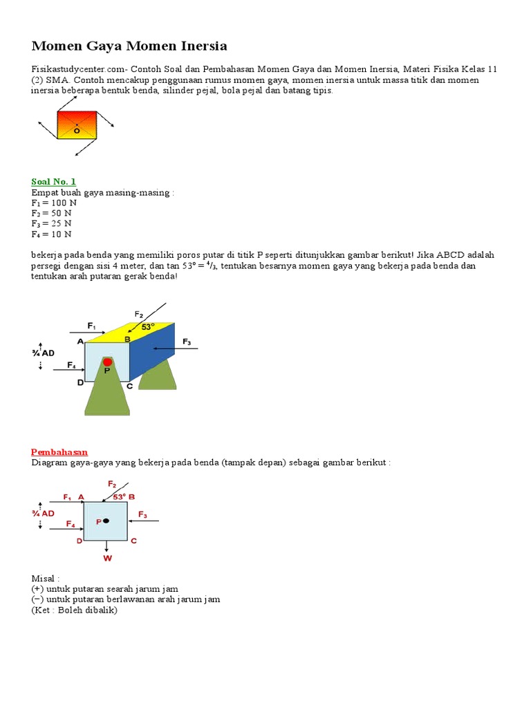 11 Dinamika Rotasi Dan Keseimbangan Benda Tegar