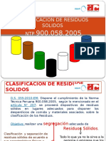 15. Segregacion de Residuos Solidos 2011-Mineria