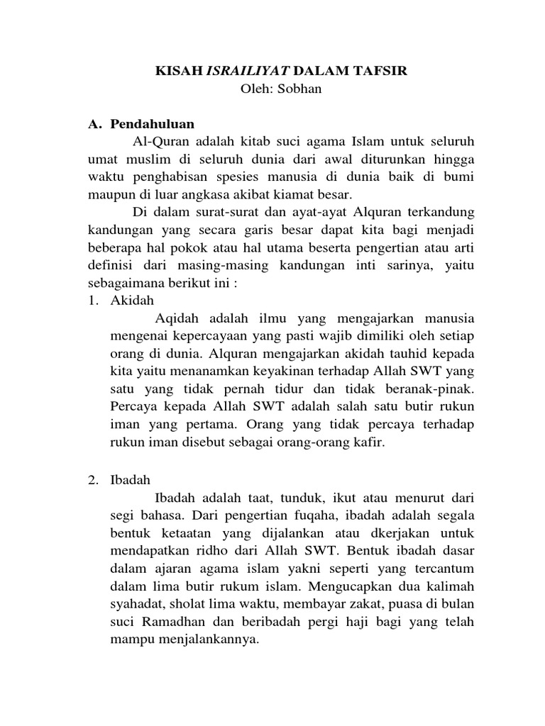 Israiliyyat Pdf