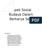 Aspek Sosial Budaya Dalam Berkarya Seni