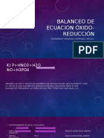 Balanceo de Ecuacion Óxido-reducción 1