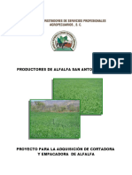 Produccion de Alfalfa en Comunidad Indigena