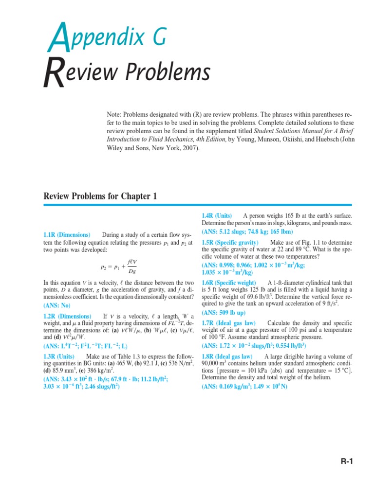 Appendix G PDF | PDF | Pressure Measurement | Pressure
