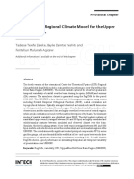 Evaluation of A Regional Climate Model For The Upper Blue Nile Region