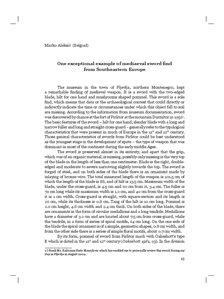 Srpska Srednjovekovna Vojska PDF | PDF