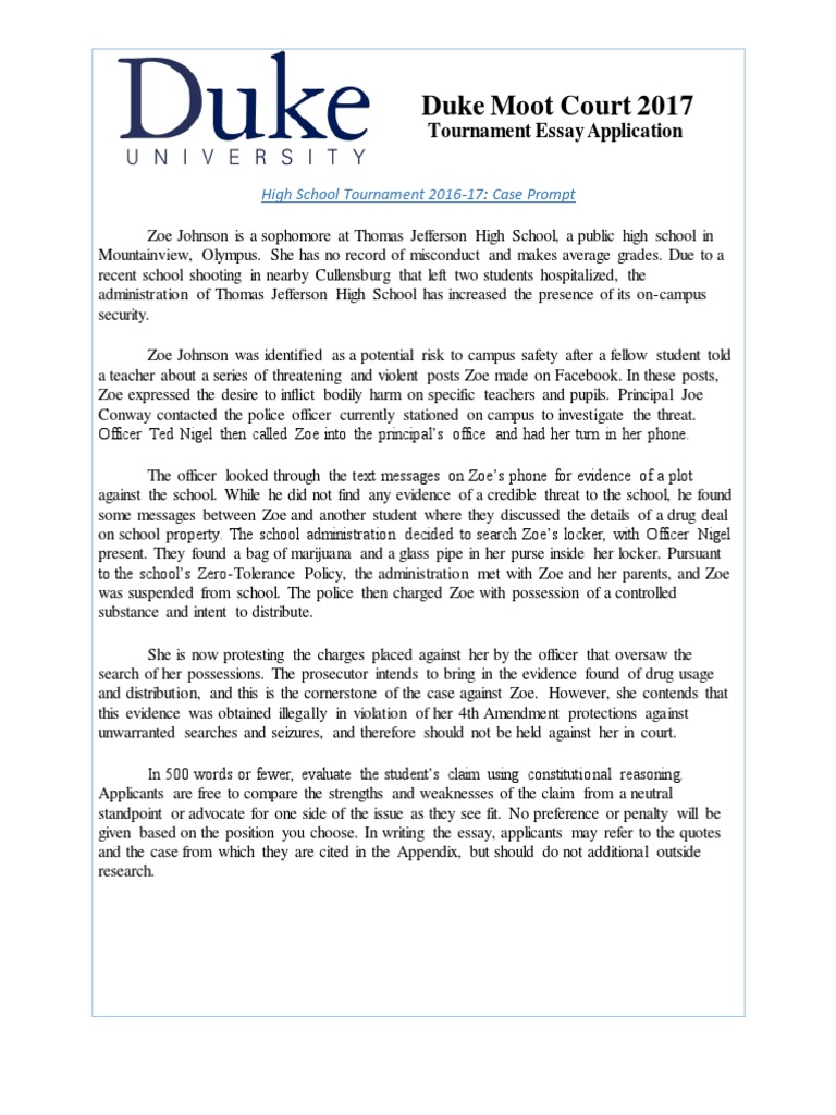 4th amendment essay