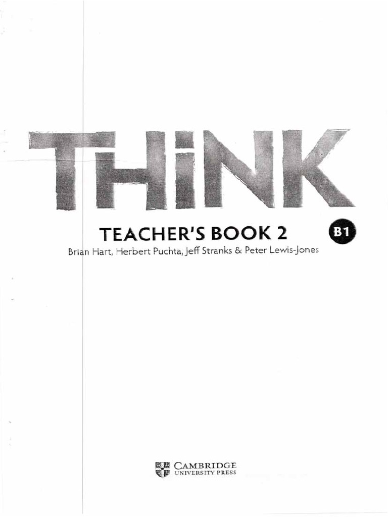 Think - Teacher's Book 2 | PDF