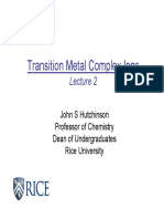 Transition Metal Complexes