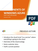 Lecture 3.1 Components of Windows Azure 20sl