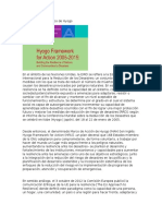 La Resiliencia y El Marco de Hyogo