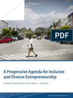 A Progressive Agenda for Inclusive and Diverse Entrepreneurship