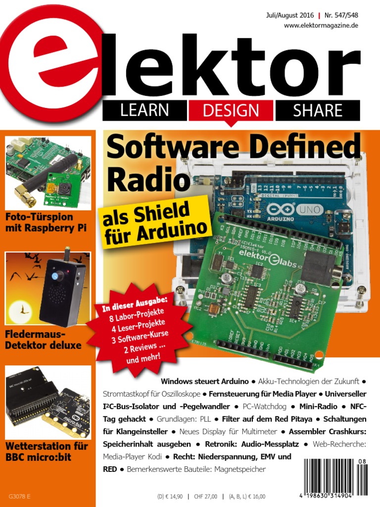 De Elektor 2016 07-08 | PDF