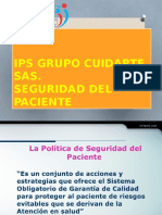 Seguridad Del Paciente