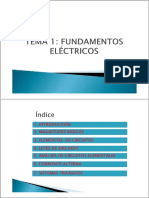 Tema 1. - Fundamentos Eléctricos