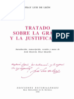 Tratado Sobre La Gracia y La Justificacion de Gratia Et Iustificatione PDF