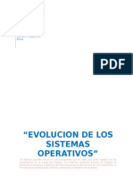 Evolucion de Los Sistemas Operativos