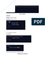 Selectores Margen Margin: Agrega Margen Padding: Margen Interno