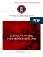 Success Networking Team Meeting Guide 2016 - 0