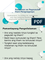 Batayang Kaalaman Sa Pagsusulat NG Liham-Pangnegosyo