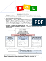 B4. TEMA 3 (Ficha Plan de Prevención) - Situaciones de Emergencia. El Plan de Autoprotección