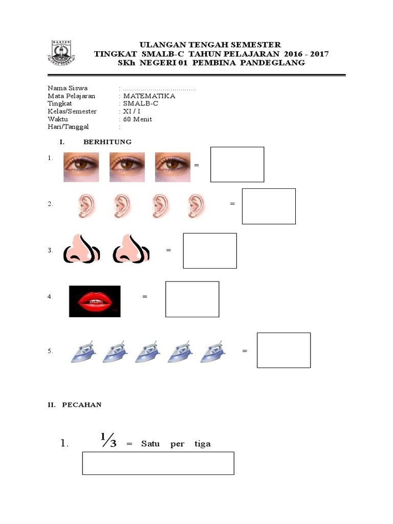 Soal Uts Kls Xi Smalb C