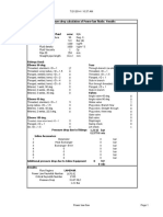 Pressure Drop Calculations