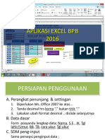 Cara Penggunaan Aplikasi Excel BPB v.16