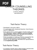 Career Counselling Theories