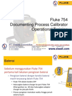 Fluke 754 Documenting Process Calibrator Operational Training