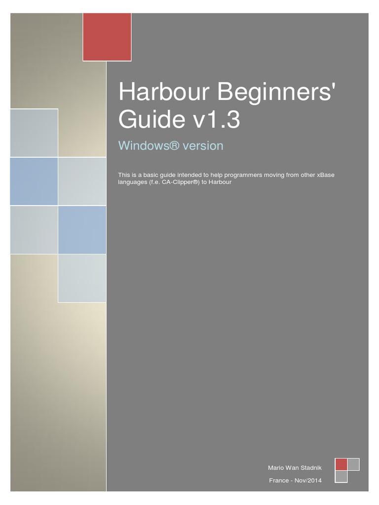Harbour Programming Guide for Beginners | PDF
