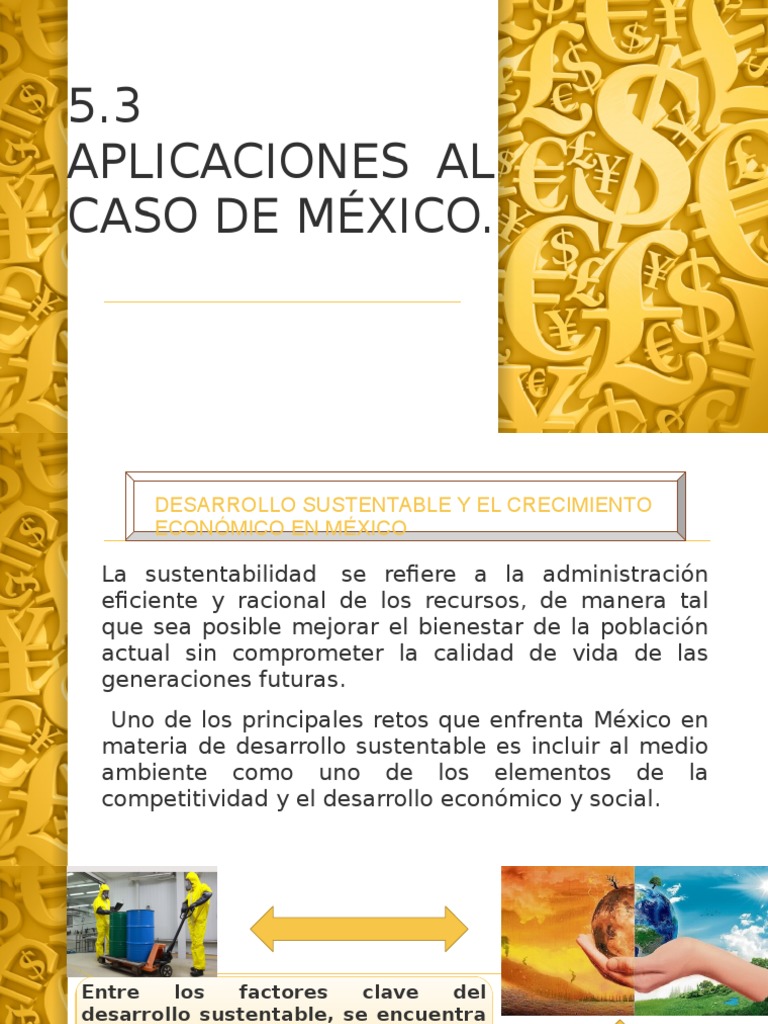 5.3 Macroeconomia en Mexico PDF Desarrollo sostenible Sustentabilidad