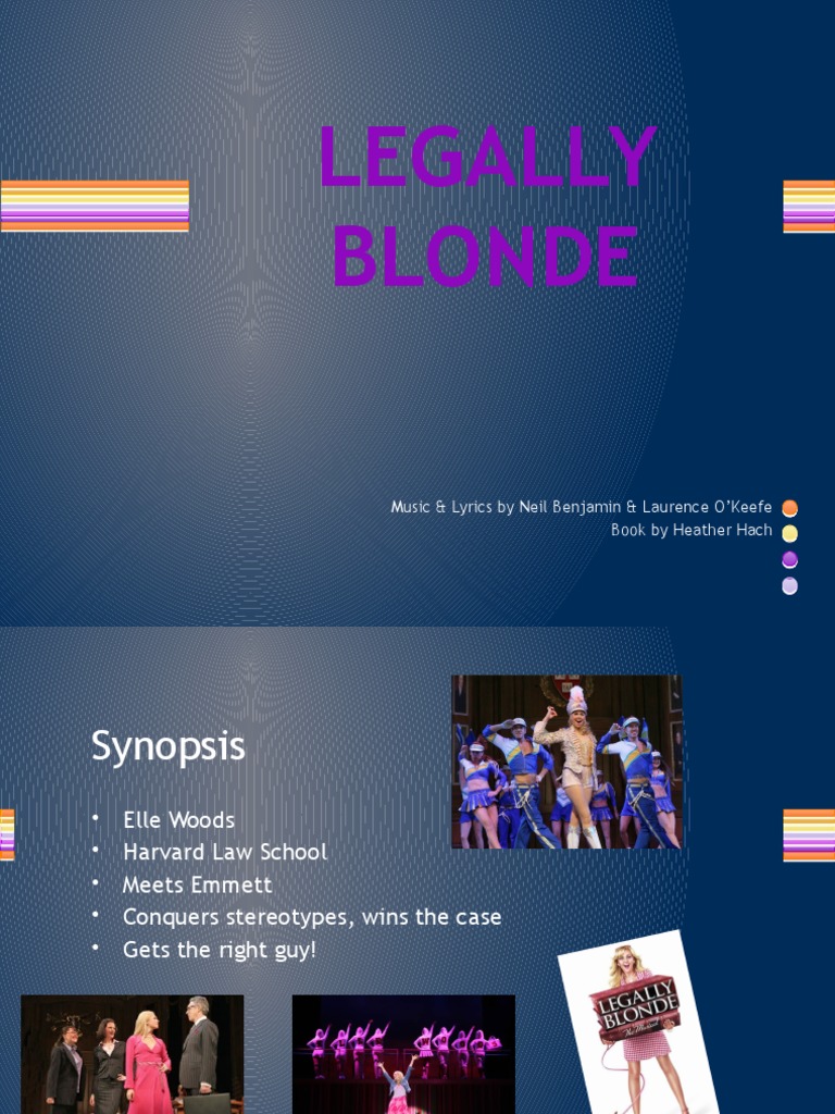 Legally Blonde Presentation Pdf