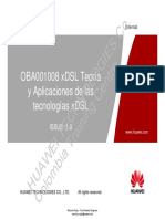 OBA001008 Teoría y Aplicaciones de Las Tecnologías XDSL VERSION 1.0