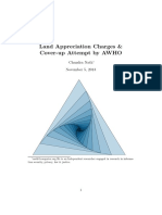 Land Appreciation Charges & Cover-up Attempt by AWHO