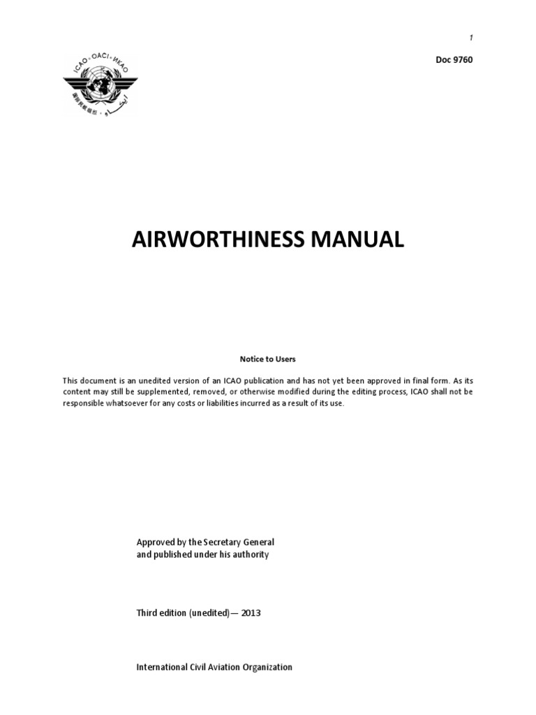 ICAO Doc9760 | PDF | Aviation | Aerospace