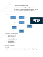 Manajemen Proyek Teknik Kimia